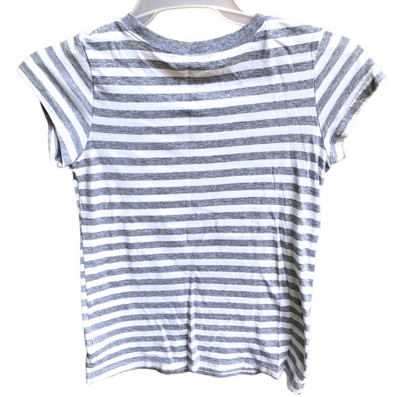 Hello Kitty Brand Shirt striped with hello kitty face on front - Picture 4 of 6